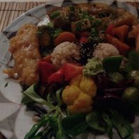 Vegan plate at De Panda in Ghent