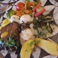 Seitan steak at De Panda in Ghent