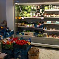 produce section at De Panda in Ghent