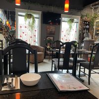 Homey Cafe YYC vegan dim sum, hot pot and market 💗🌱🌎☮️🤙  at Homey Food & Cafe in Calgary