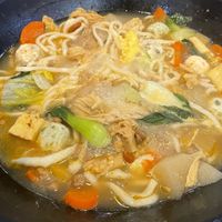 Simmering hot pot  #Veganuary at Homey Food & Cafe in Calgary