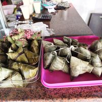 Dumplings at Happy Vege in Kuching
