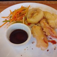 Tempura veg. at Red Onion in Glasgow