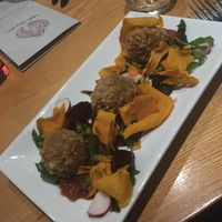 Vegan haggis  at Red Onion in Glasgow