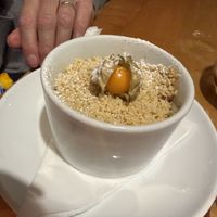 Apple crumble   at Red Onion in Glasgow