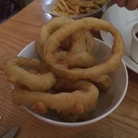 Onion rings at Red Onion in Glasgow
