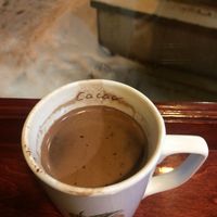 hot chocolate  at Erico Chocolaterie in Quebec