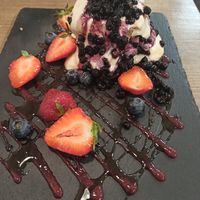 Delicious pancake at MyRaw Cafe in Prague