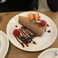 Princess cake at MyRaw Cafe in Prague