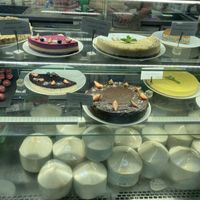 Cakes and coconuts   at MyRaw Cafe in Prague