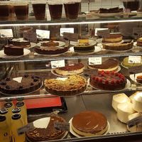 The choice of raw cakes is huge at MyRaw Cafe in Prague