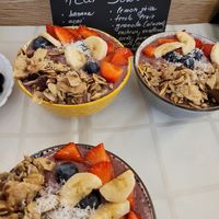 Acai bowl at MyRaw Cafe in Prague