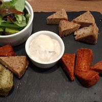 Raw cheese selection at MyRaw Cafe in Prague