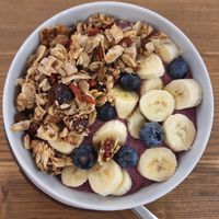 Acai bowl at MyRaw Cafe in Prague