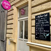   at MyRaw Cafe in Prague
