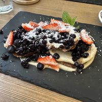 Pancakes   at MyRaw Cafe in Prague