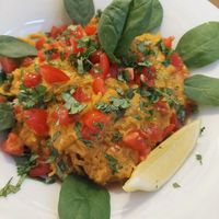 Curry at MyRaw Cafe in Prague