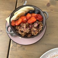 Açai bowl  at MyRaw Cafe in Prague