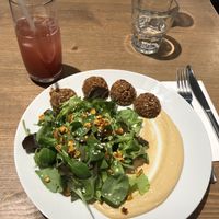 Falafel at MyRaw Cafe in Prague