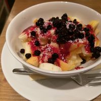 Fruit salad at MyRaw Cafe in Prague