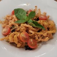 raw Italian kelp spaghetti at MyRaw Cafe in Prague