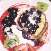 raw pancakes at MyRaw Cafe in Prague