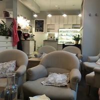 Cozy place at MyRaw Cafe in Prague