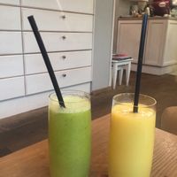 Smoothies at MyRaw Cafe in Prague