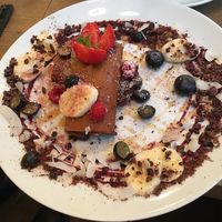 Raw chocolate crepe  at MyRaw Cafe in Prague