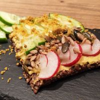 . at MyRaw Cafe in Prague