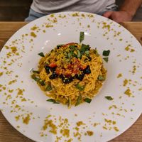 Italian Kelp Noodles at MyRaw Cafe in Prague