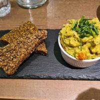 Egg spread at MyRaw Cafe in Prague