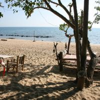 View from the inside  at Peace Paradise Restaurant in Koh Jum