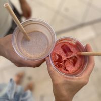„Espresso Martini“ smoothie & „Watermelon Fresh“ juice  at Juice Club | Smoothies & Juices in Split
