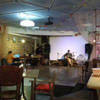 The restaurant at Auroville Cafe in St Petersburg