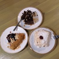 Deserts at Auroville Cafe in St Petersburg