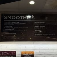 Smoothie Menu  at JuiceFarm - The Venetian in Las Vegas