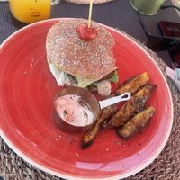 Burger   at Raizes in Quarteira