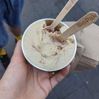 150 ml cup with two flavours, it's a lot of ice cream! at Giapo in Auckland