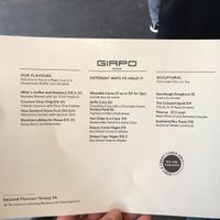 Vegan Menu at Giapo in Auckland