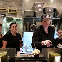 Friendly staff from many countries. at Giapo in Auckland