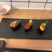 Gunkan rolls  at Vegan Sushi BABYLON | 寿司バビロン| in Tokyo