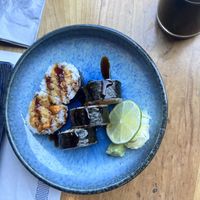 Sweet Potato Tempura Roll  at Hot Woks Cool Sushi in Chicago