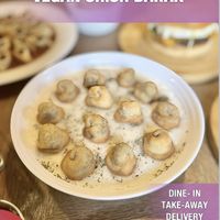vegan laban shishbarak  at Lebanese Vegans Social Hub in Beirut
