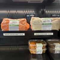 Fridge of options. 2 wraps and 2 noodles.  at ORD - Skyscrapers - T3 in Chicago