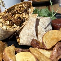 Breakfast burritoos  at DEN - Root Down - TC in Denver