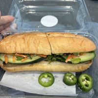 Tofu bah mi sándwich   at DEN - Root Down - TC in Denver