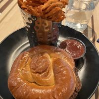 Burger was extremely good & the sweet potato fries   at DEN - Root Down - TC in Denver