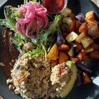 Vegan tofu scramble  at DEN - Root Down - TC in Denver
