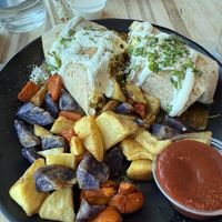 Veggie burrito   at DEN - Root Down - TC in Denver